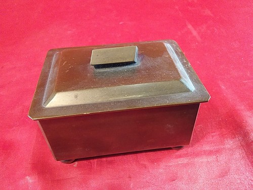 Antike massive bronze truhe - bronze,