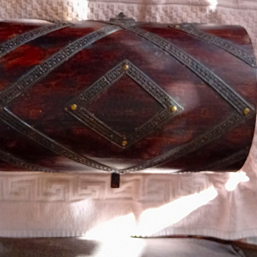 Kleine holz schatztruhe mit - kleine,